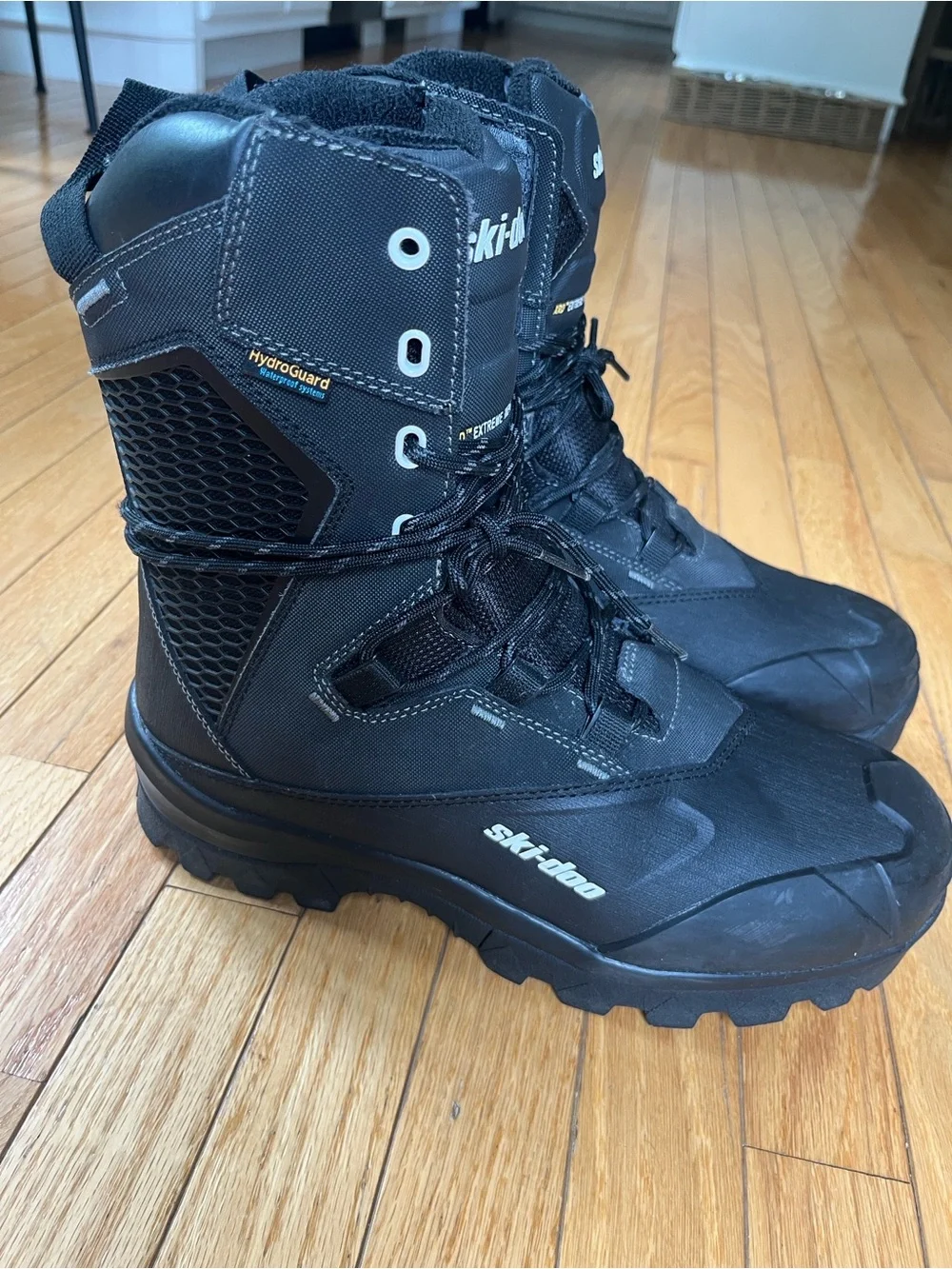 Ski-Doo Men's Black Waterproof Winter Boots